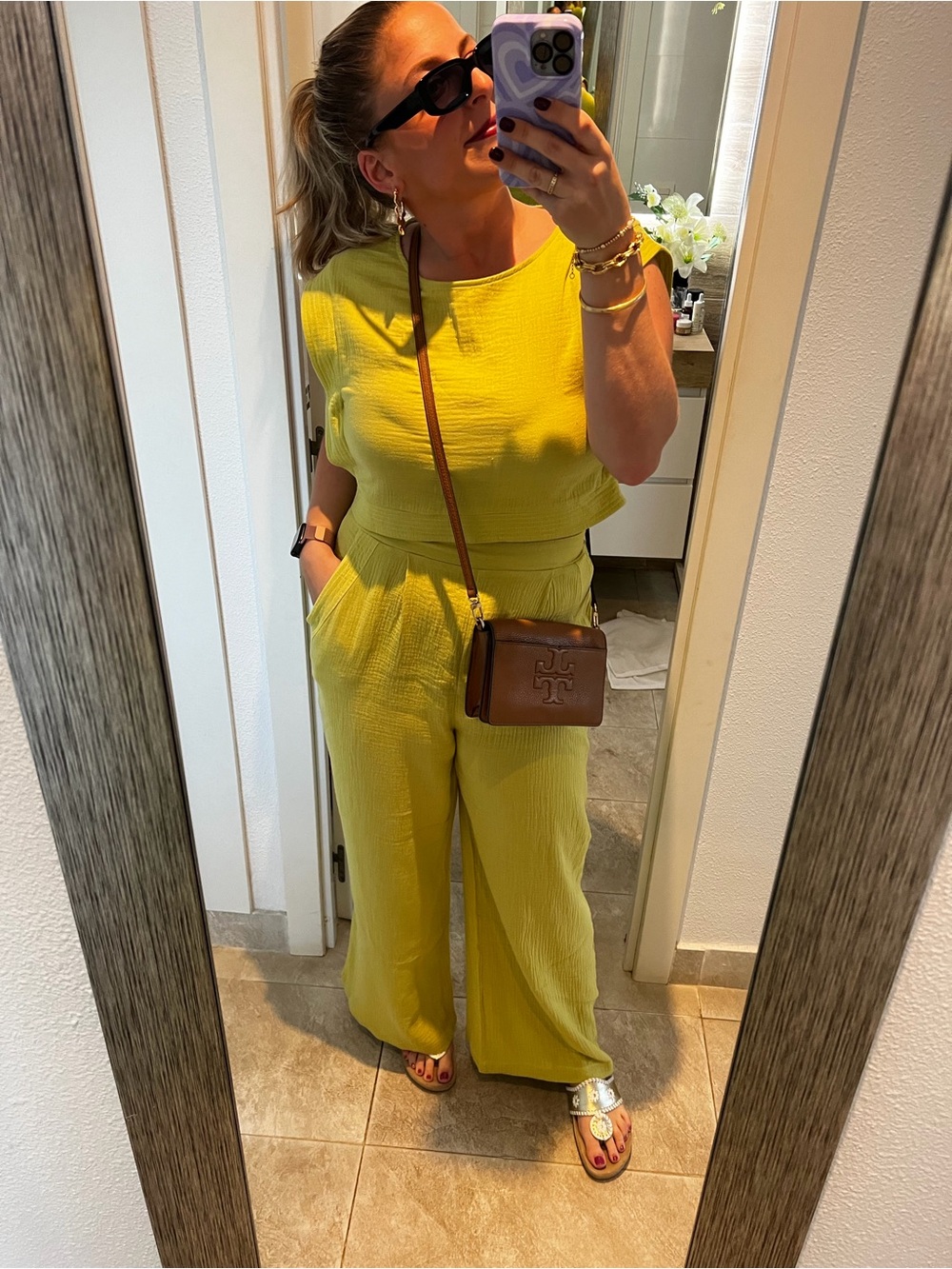 Women’s yellow/green set - size L
